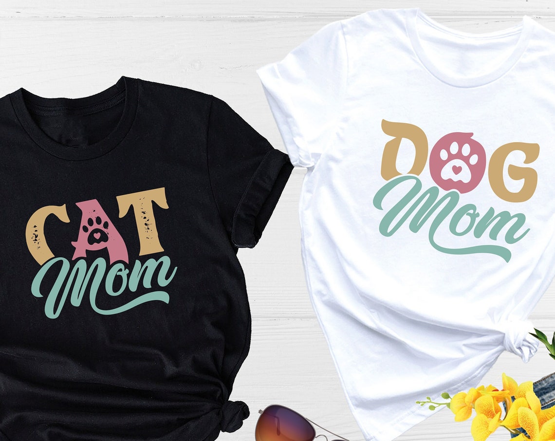 Cat mom clearance shirt