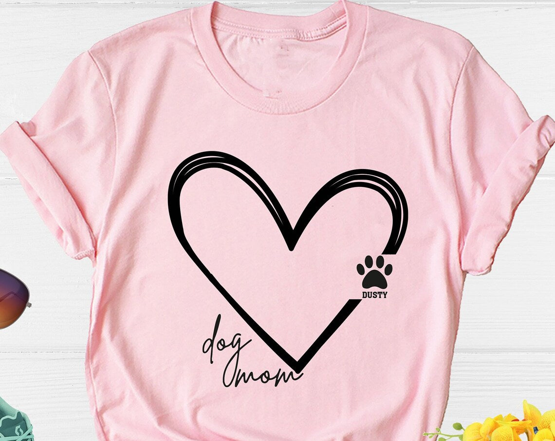 Unisex T-shirt Dog Lover Shirt, Dog Mom Shirt, Gift For Dog Lover, Mom Shirt, Mother's Day Shirt, Dog Shirt, Animal Lover Dog Shirt