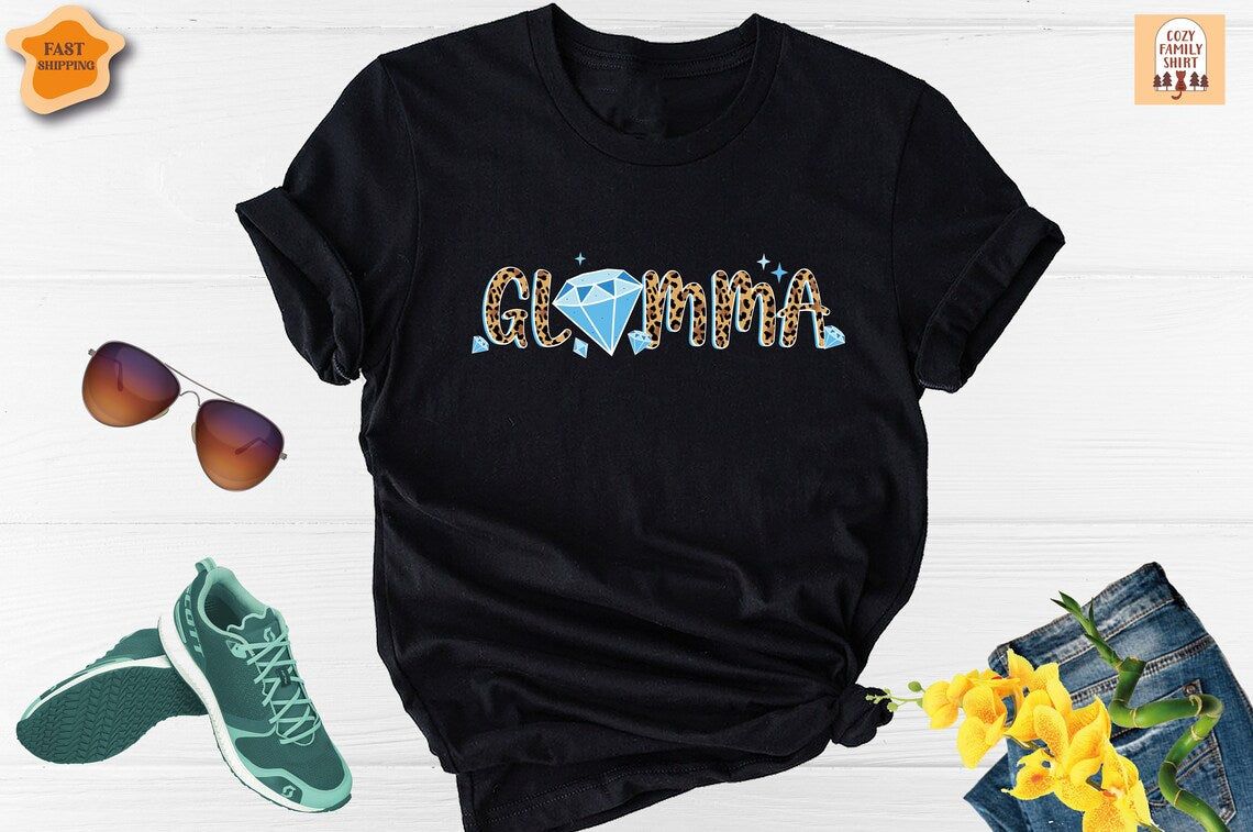 Unisex T-shirt Glamma Shirt, Grandma Shirt, Grandmother Shirt, Grammy shirt, Nana Shirt, Mothers Day Shirt, Granny Shirt, Mimi Shirt, Mother Shirt