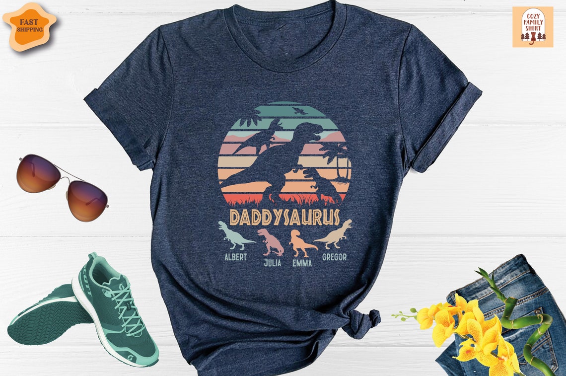 Unisex T-shirt Dadasaurus Shirt, Dinosaur Dad Shirt, Funny Dinosaur Daddy Shirt, New Dad Shirt, Dad Shirt, Father's Day Shirt, Dada Dinosaur Shirt