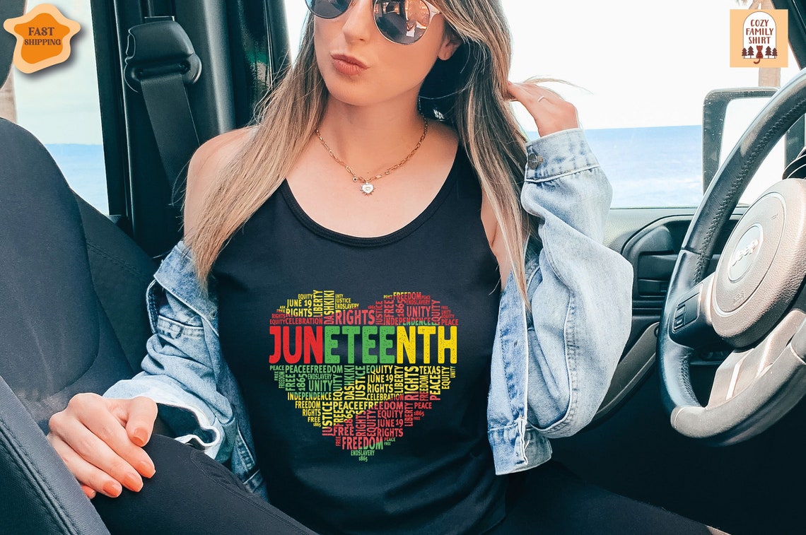 Unisex T-shirt Juneteenth Tank Top, JuneTeenth Black King Shirt, Womens JuneTeenth Shirt, Black History Shirt, Black Lives Matter Tee, Freeish Since 1865