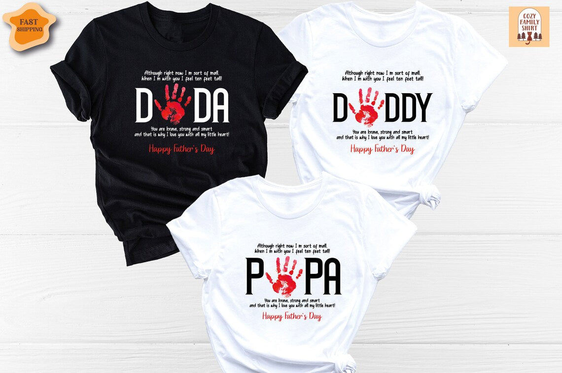 Unisex T-shirt Dada Shirt, Daddy Shirt, Papa Shirt, Grandpa Shirt, New Dad Shirt, Father's Day Shirt